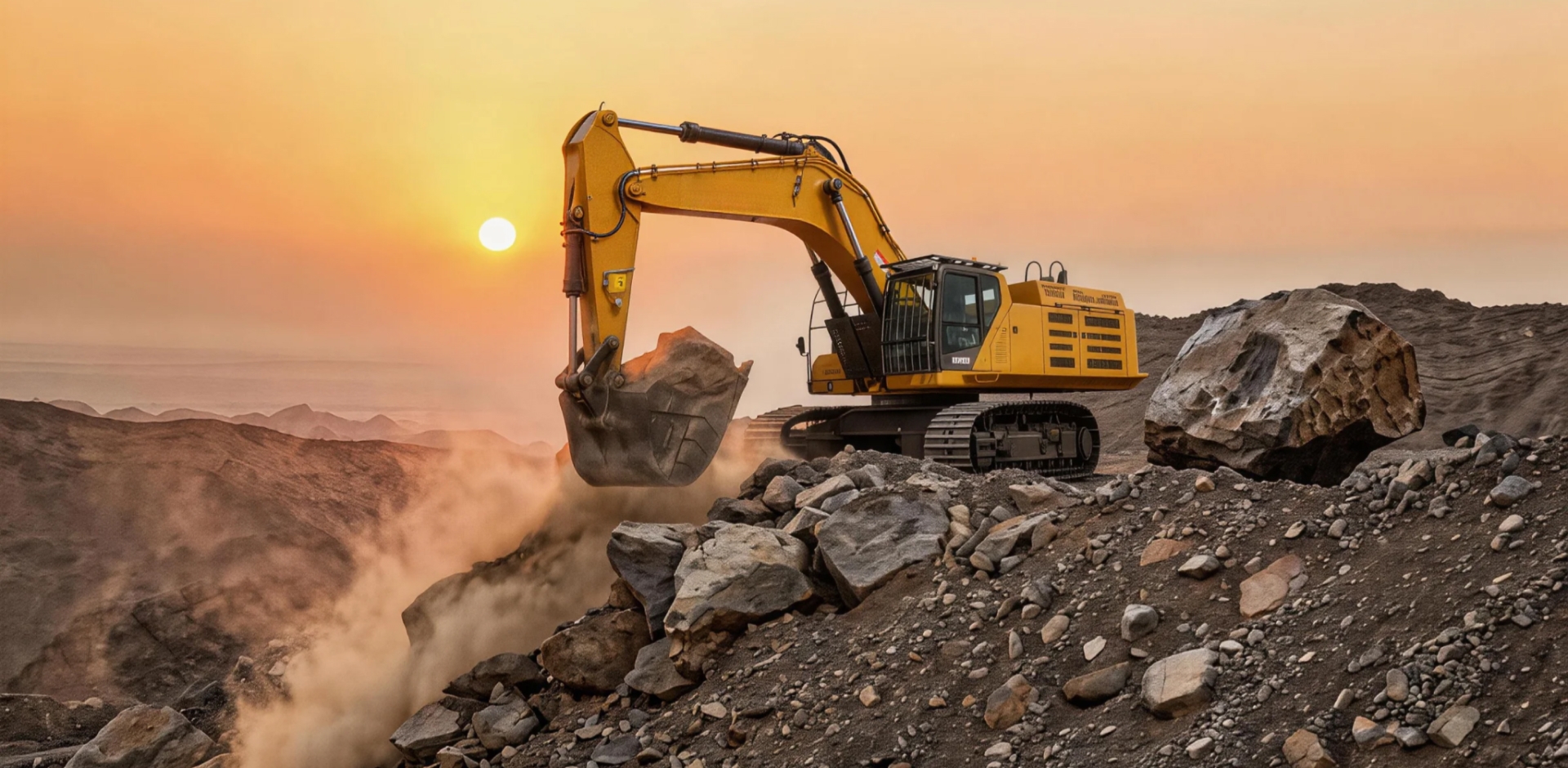 Moteur engin de chantier